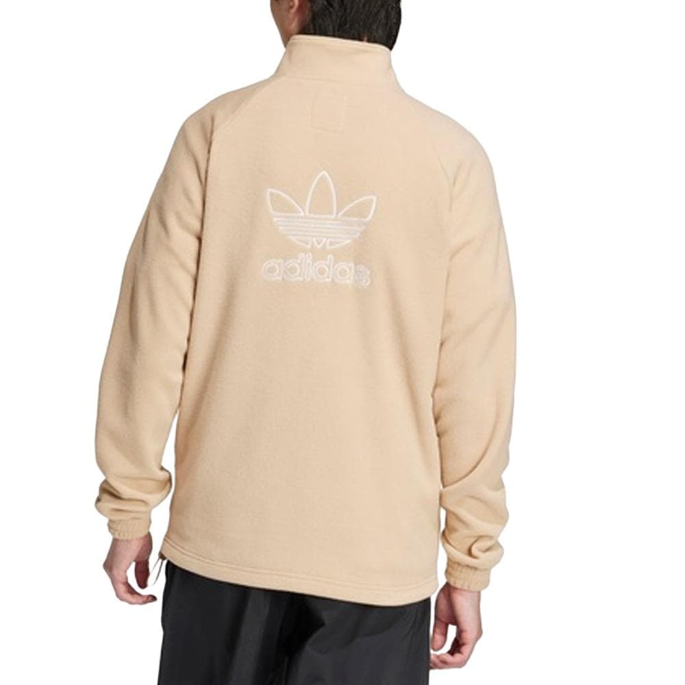 Veste Beige Homme Adidas Trefoil Fz Tedd 2