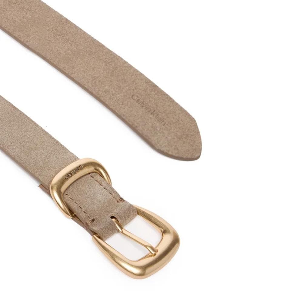 Ceinture Taupe Femme Calvin Klein Jeans 2 Piece Suede - T 2