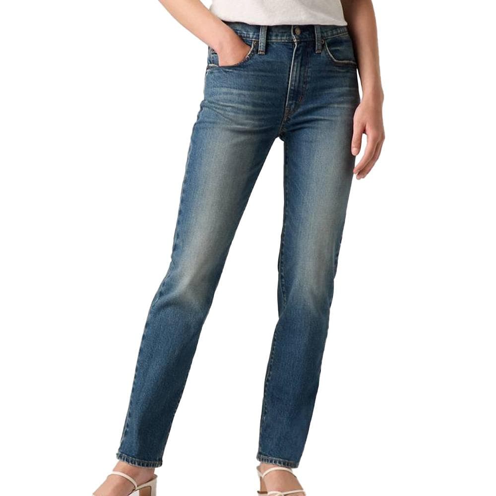 Jean 724 Bleu Classique Femme Levi's High Rise Straight 18883 1