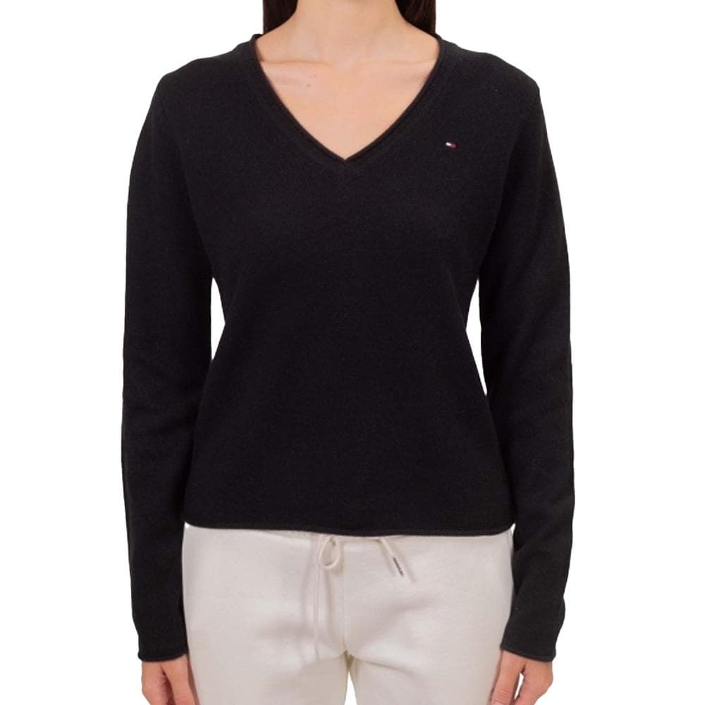 Pull Noir Femme Tommy Hilfiger Soft WW0WW43505 1