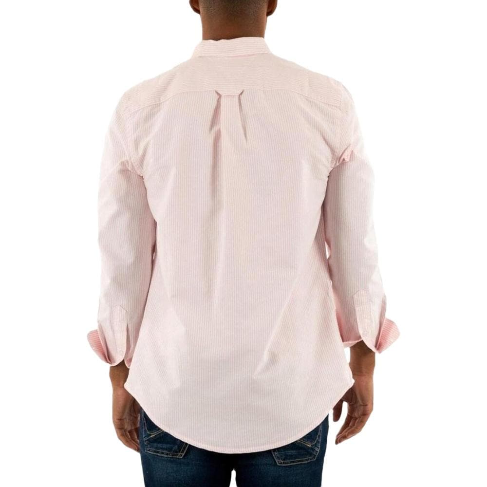 Chemise Rayures Bordeaux/Blanc Homme Tommy Hilfiger Slim Stripe 2