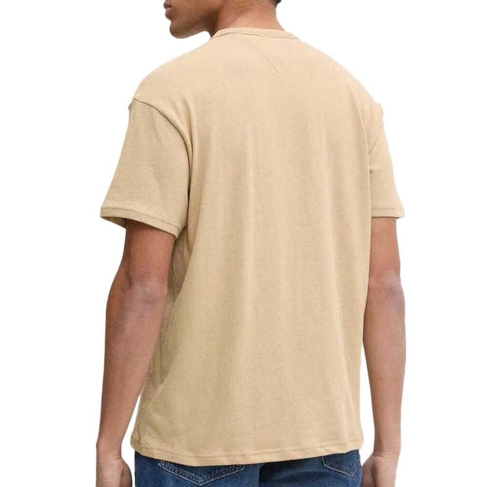 T-Shirt Beige Homme Tommy Hilfiger Linear0 2