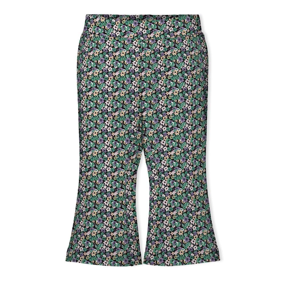 Pantalon Noir/Vert Fille KIDS ONLY Flared 1