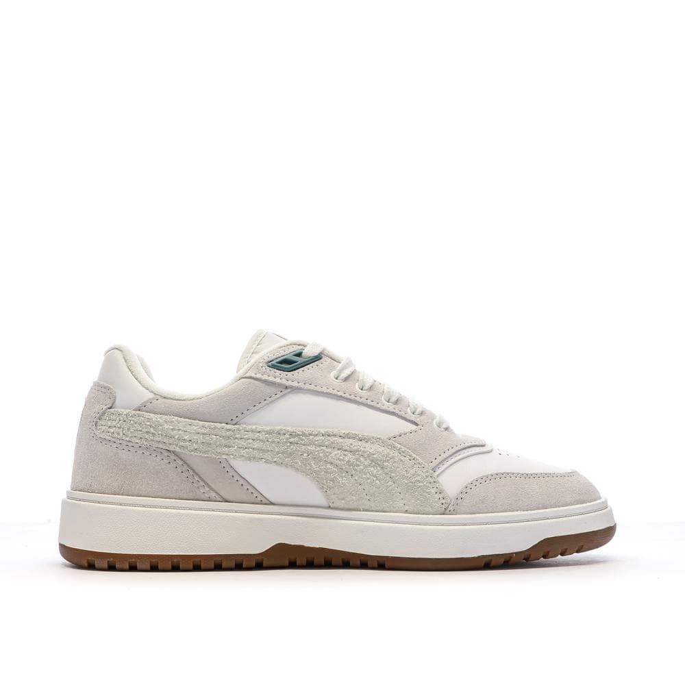 Baskets Blanc/Gris Homme Puma Doublecourt 2