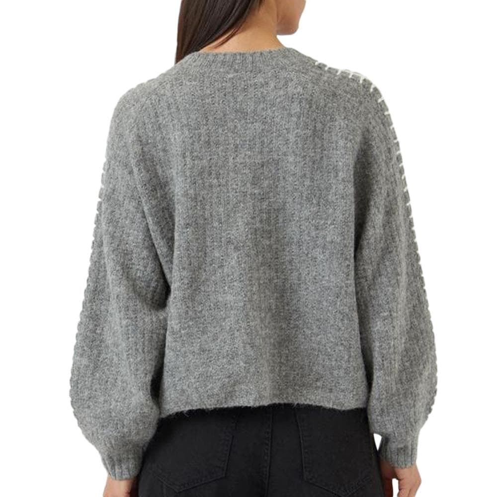 Gilet Gris Femme YAS Knit 2