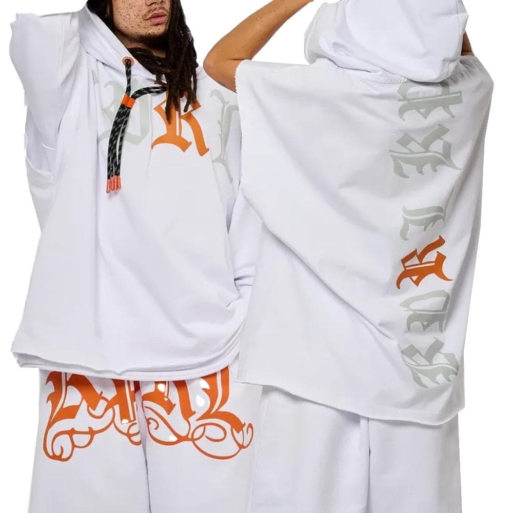 Sweat Blanc/Orange Homme Kaporal VANK 1
