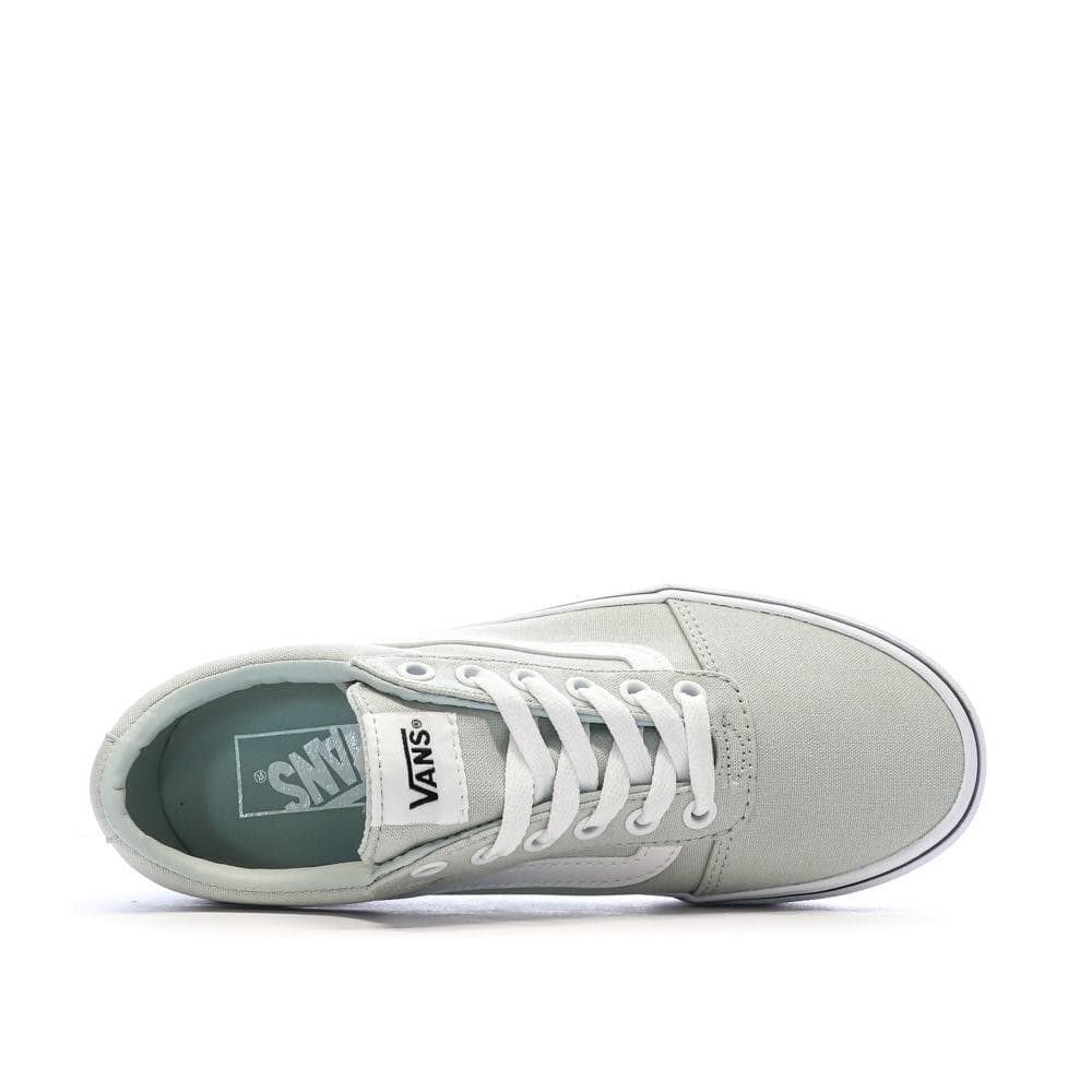 Baskets Vertes d'eau Femme Vans Canvas 4