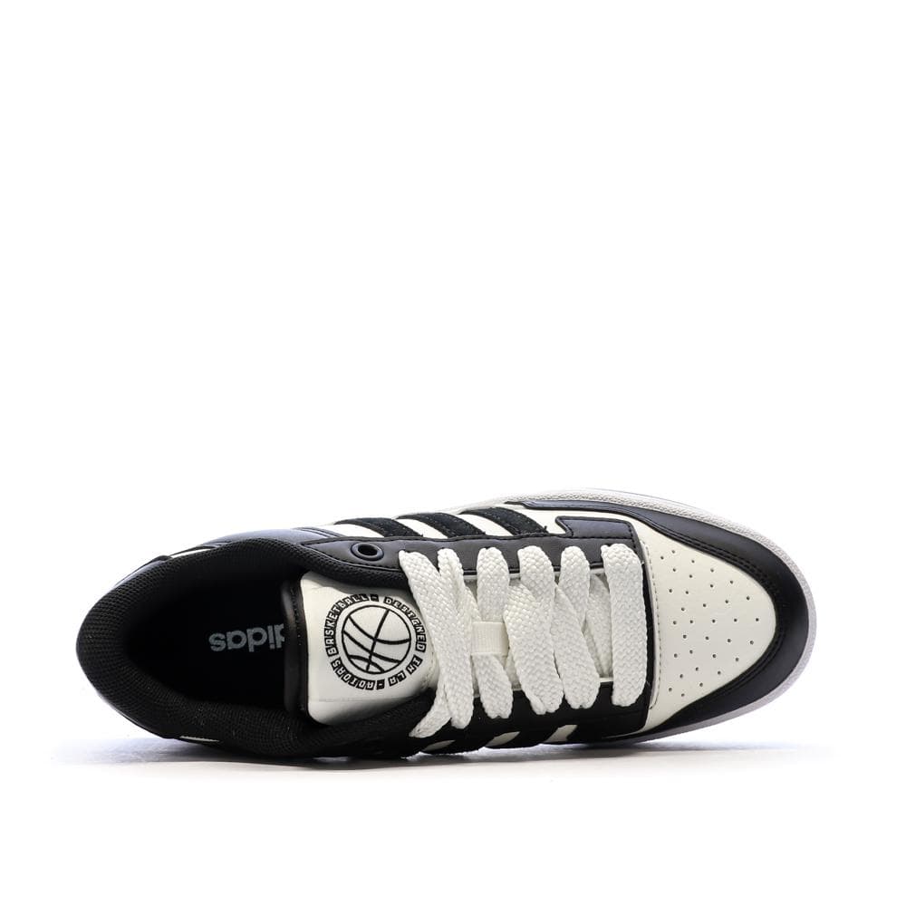 Baskets Noires/Blanches Enfant Adidas Rapid Court 4