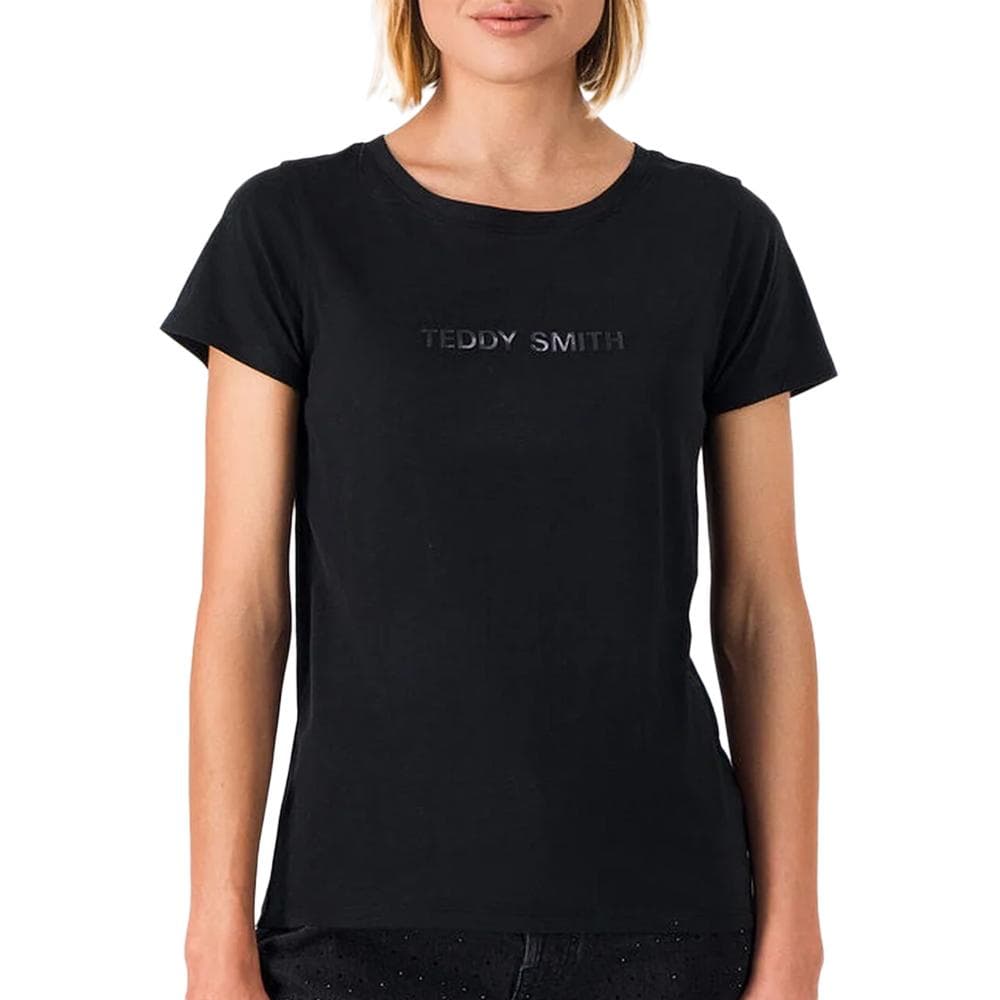 T-shirt Noir Femme Teddy Smith Ticia 1