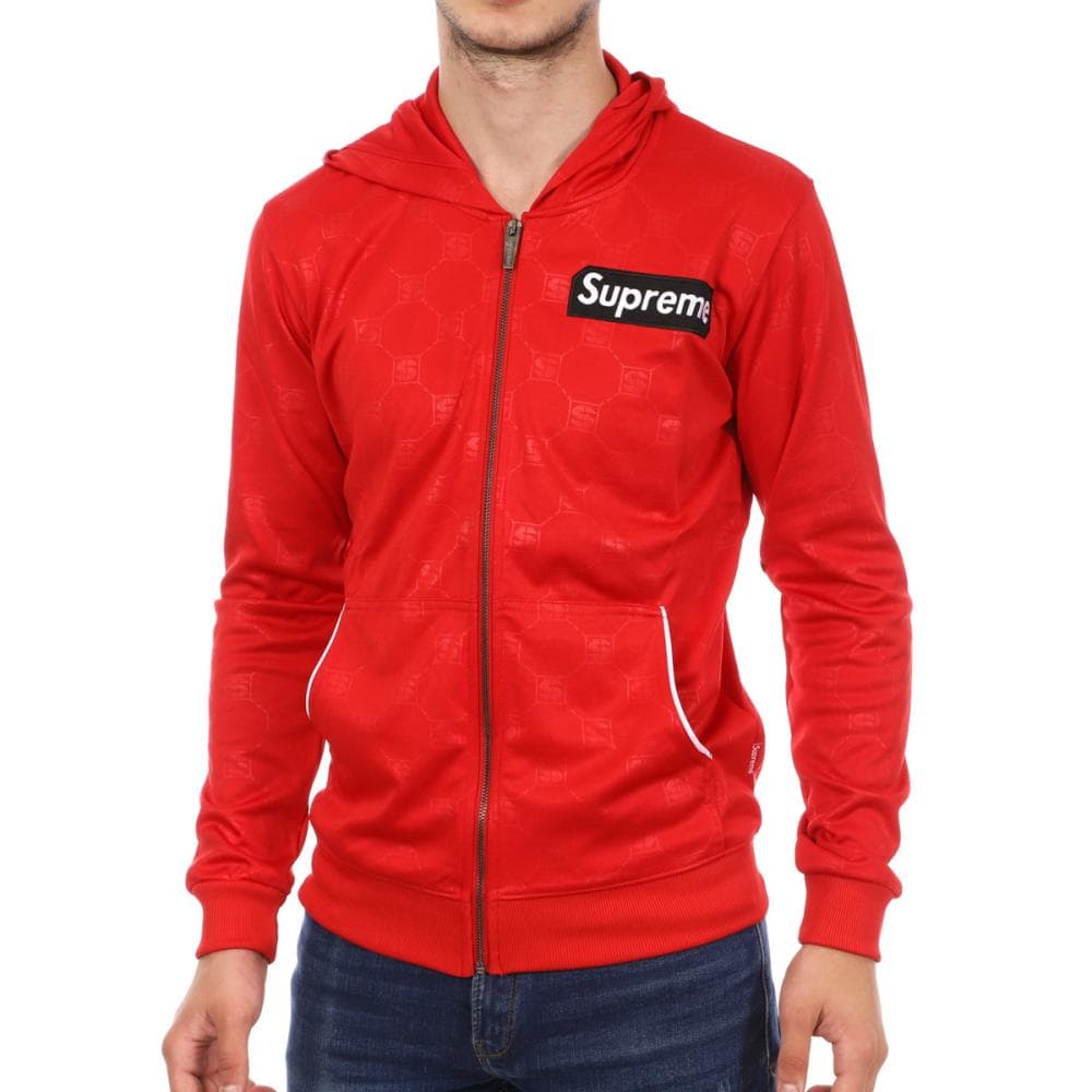 Veste à capuche Rouge Homme Supreme Grip Bubby 1