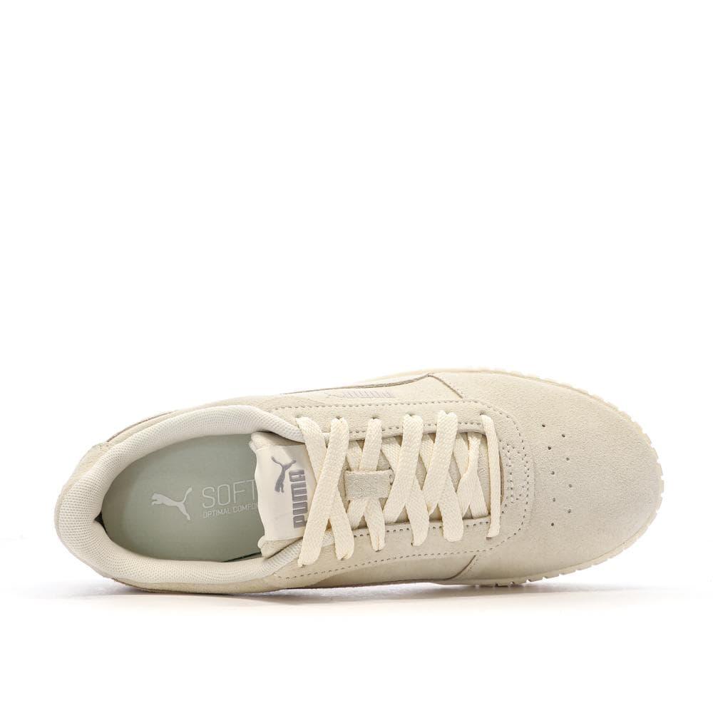 Baskets Beiges Femme Puma Carina 2.0 4