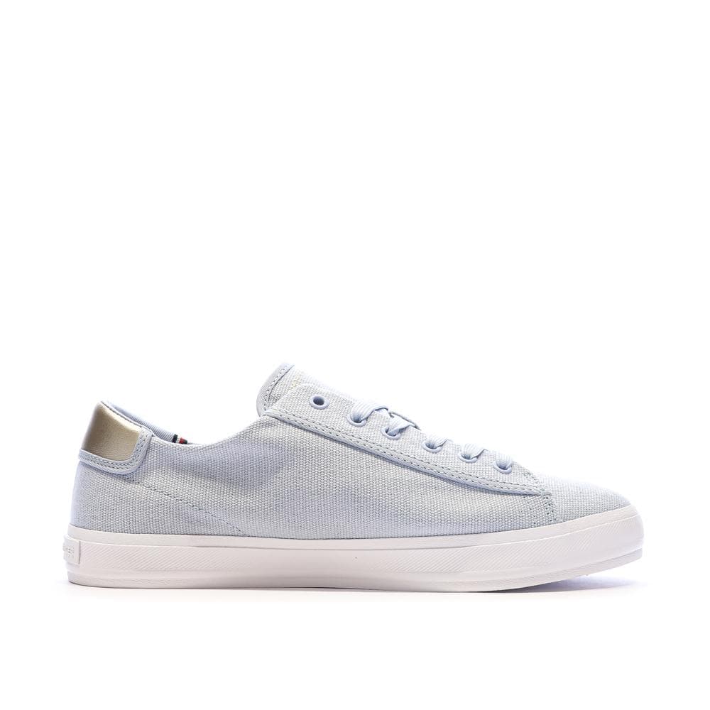 Baskets Bleu Clair Femme Tommy Hilfiger Canvas 2
