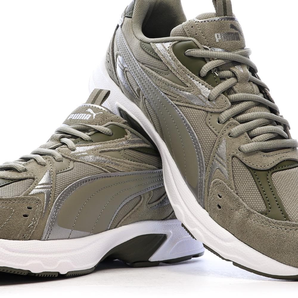 Baskets Kaki Homme Puma Milenio Tech Suede 7