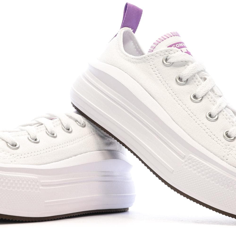 Baskets Blanches Fille Converse Chuck Taylor All Star 371528C 7
