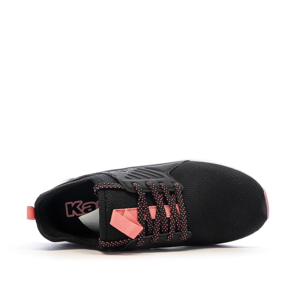 Baskets Noires/Roses Fille Kappa San Puerto Lace 4