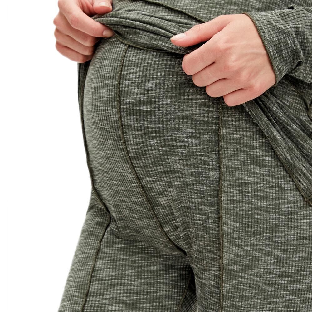 Legging de Grossesse Gris/Noir Femme Mamalicious Reeve 3