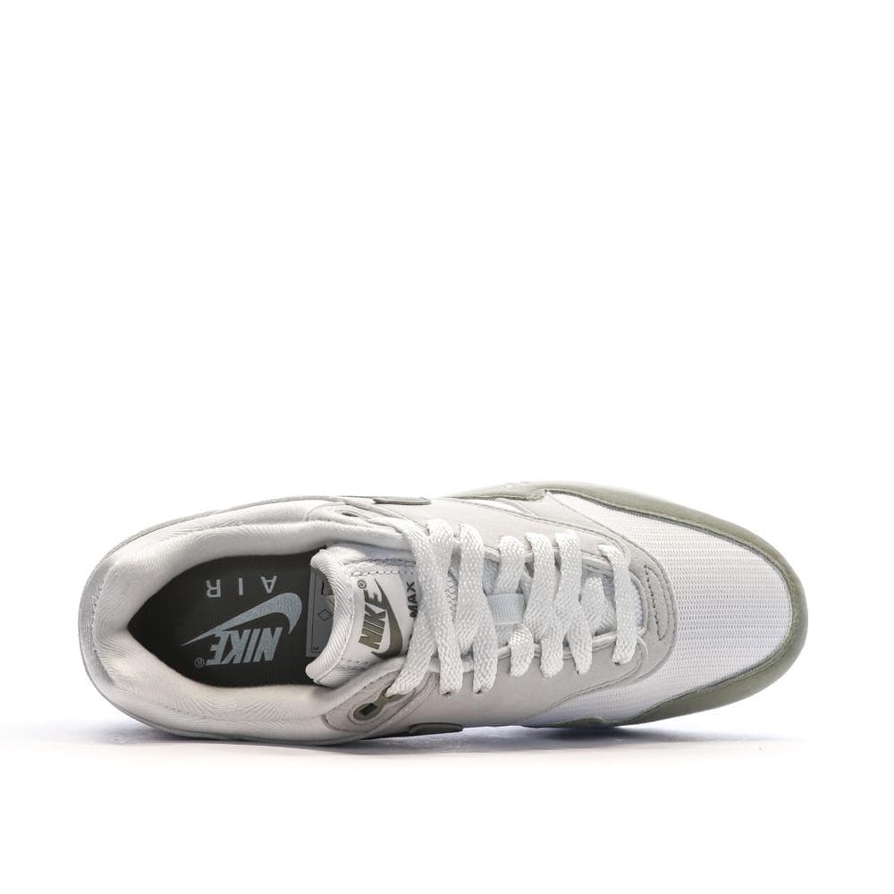 Baskets Blanches/Kaki Femme Nike Air Max 1 4