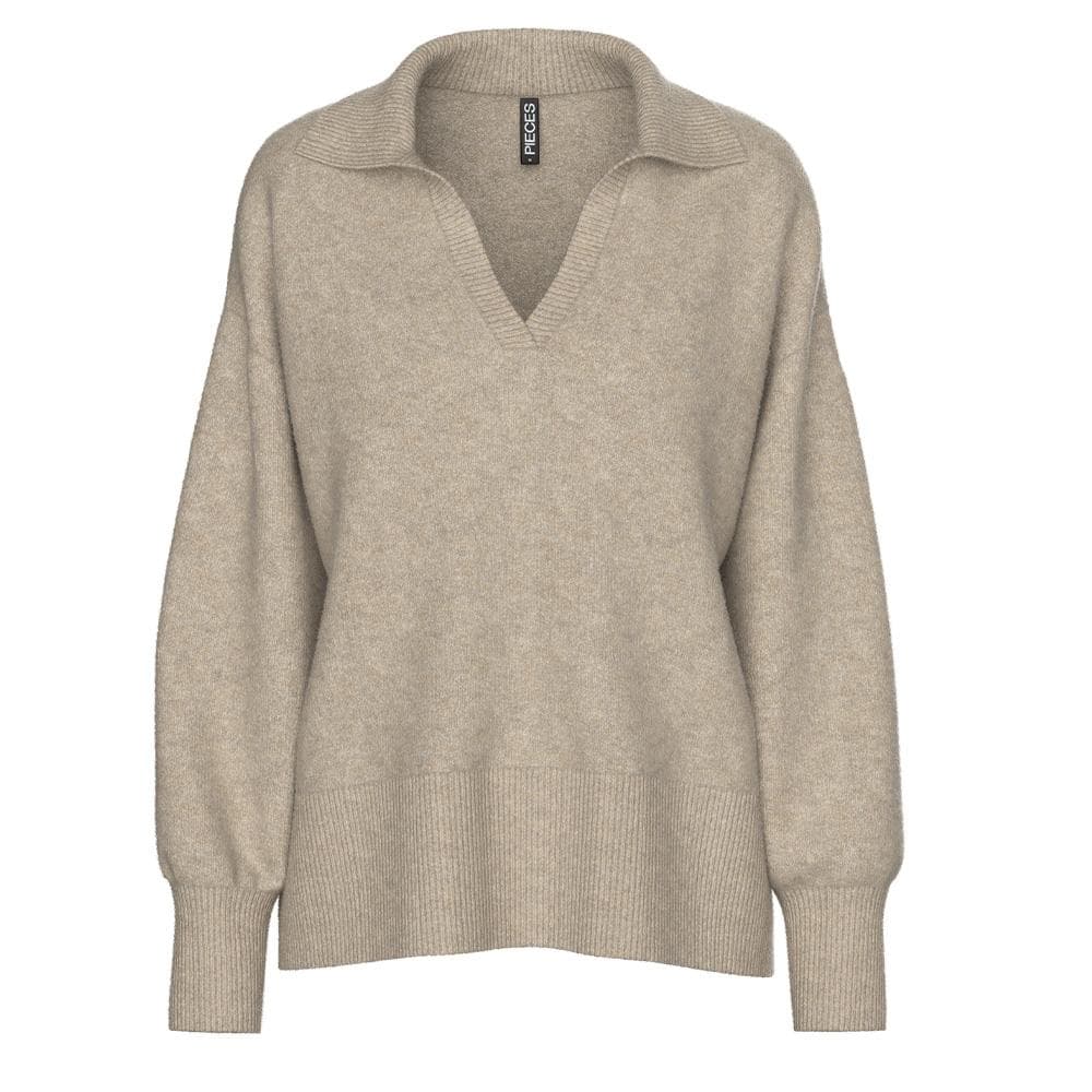 Pull Marron Femme Pieces Malou 1