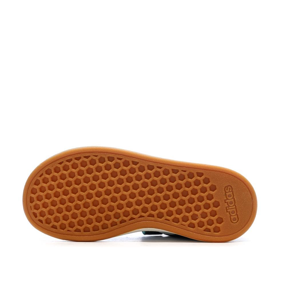 Baskets Vertes Foncés Junior Adidas Grand Court 5