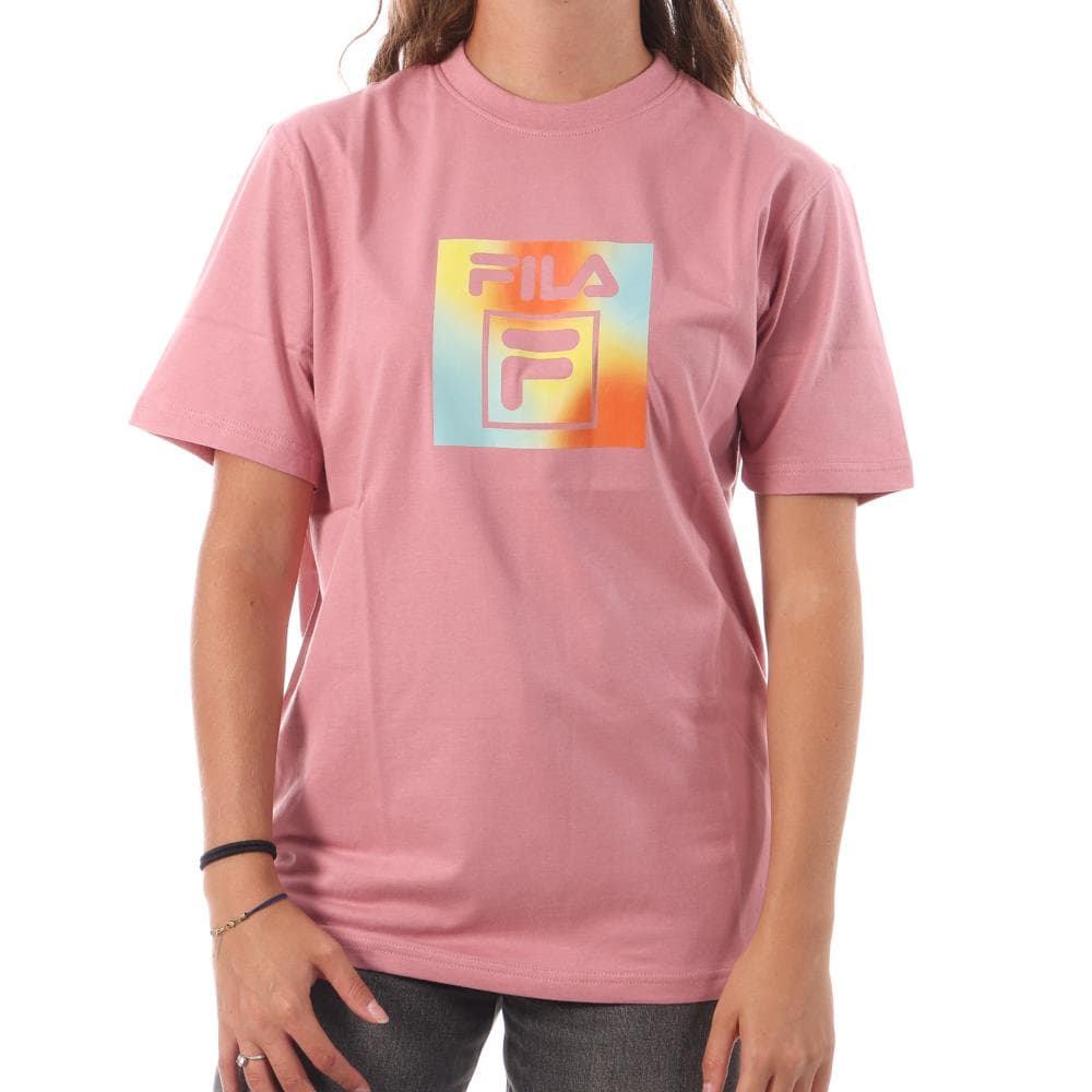 T-shirt Rose Femme Fila Soft Plastisol 1