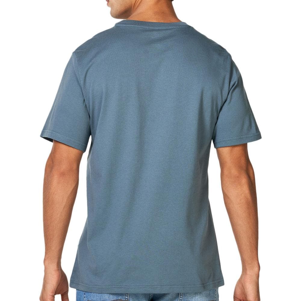 T-shirt Bleu Homme Converse Outdoor Star 2
