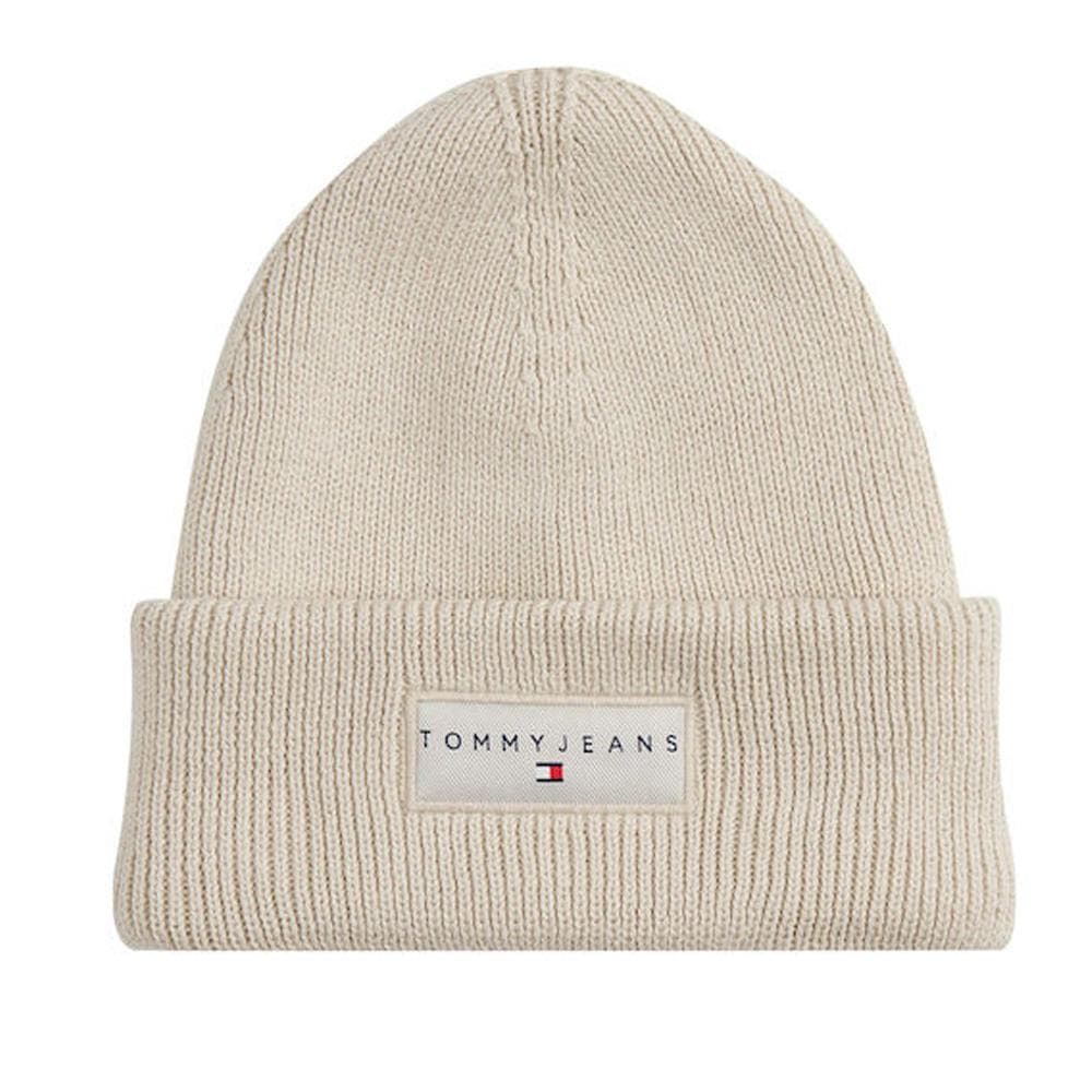 Bonnet Beige Mixte Tommy Hilfiger Linear Beanie 1