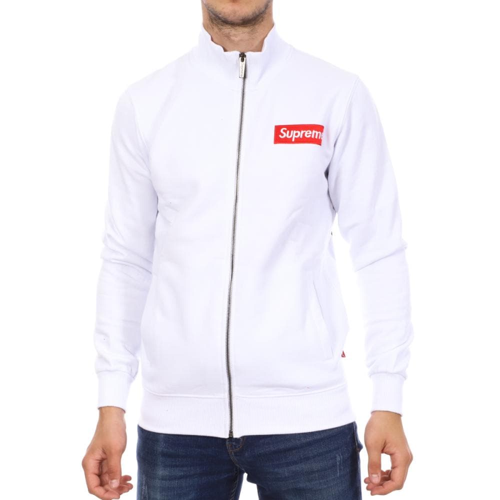 Veste Zippée Blanche Homme Supreme Grip Susy 1