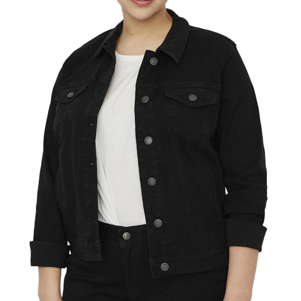 Veste en Jean Noir Femme Vero Moda Runa 1