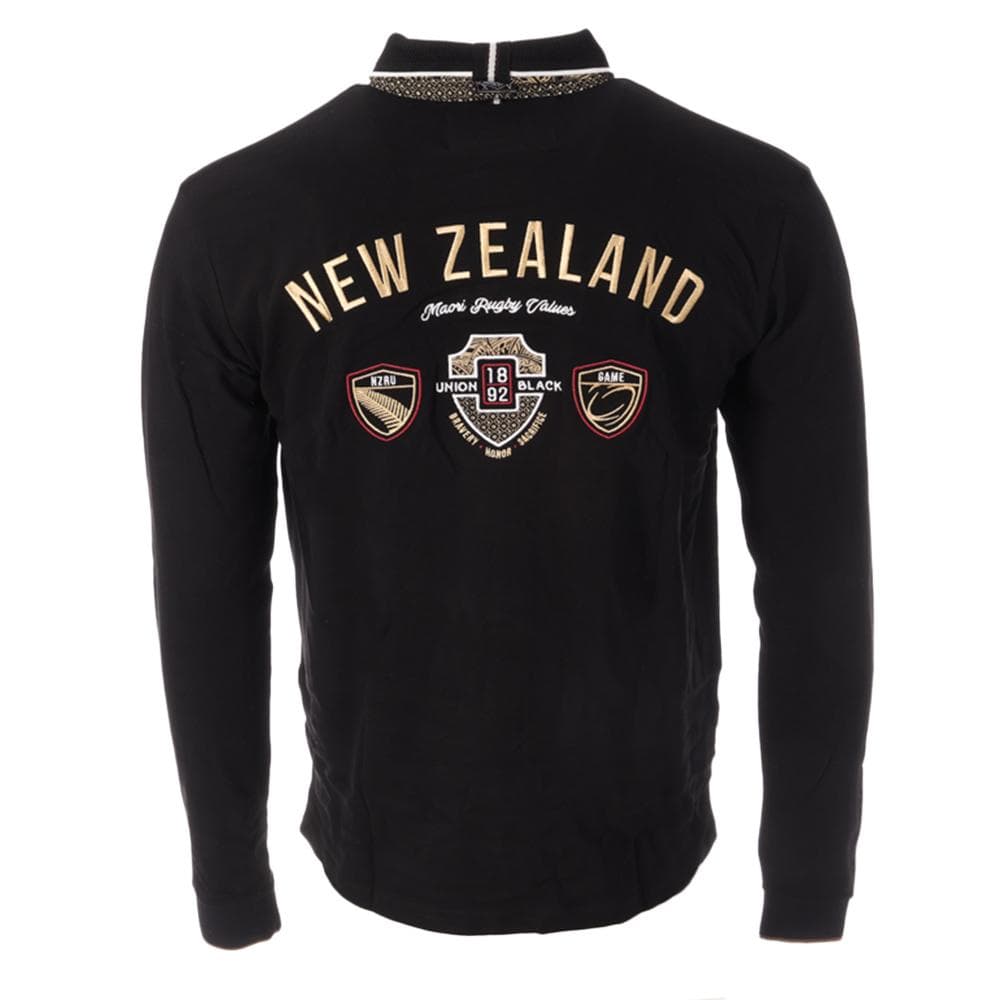 Polo Manches Longues Noir Homme RMS26 Rugby 2
