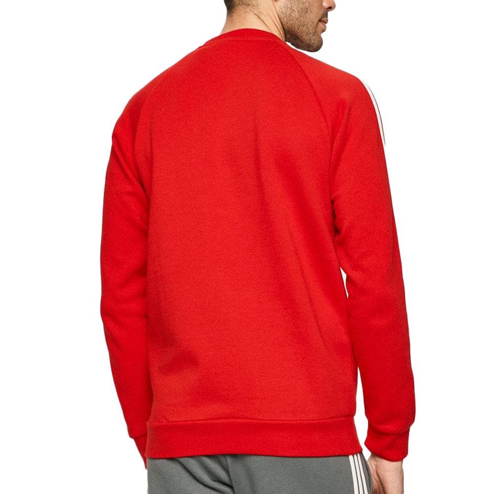 Sweat Rouge Homme Adidas 3-stripes Crew 2
