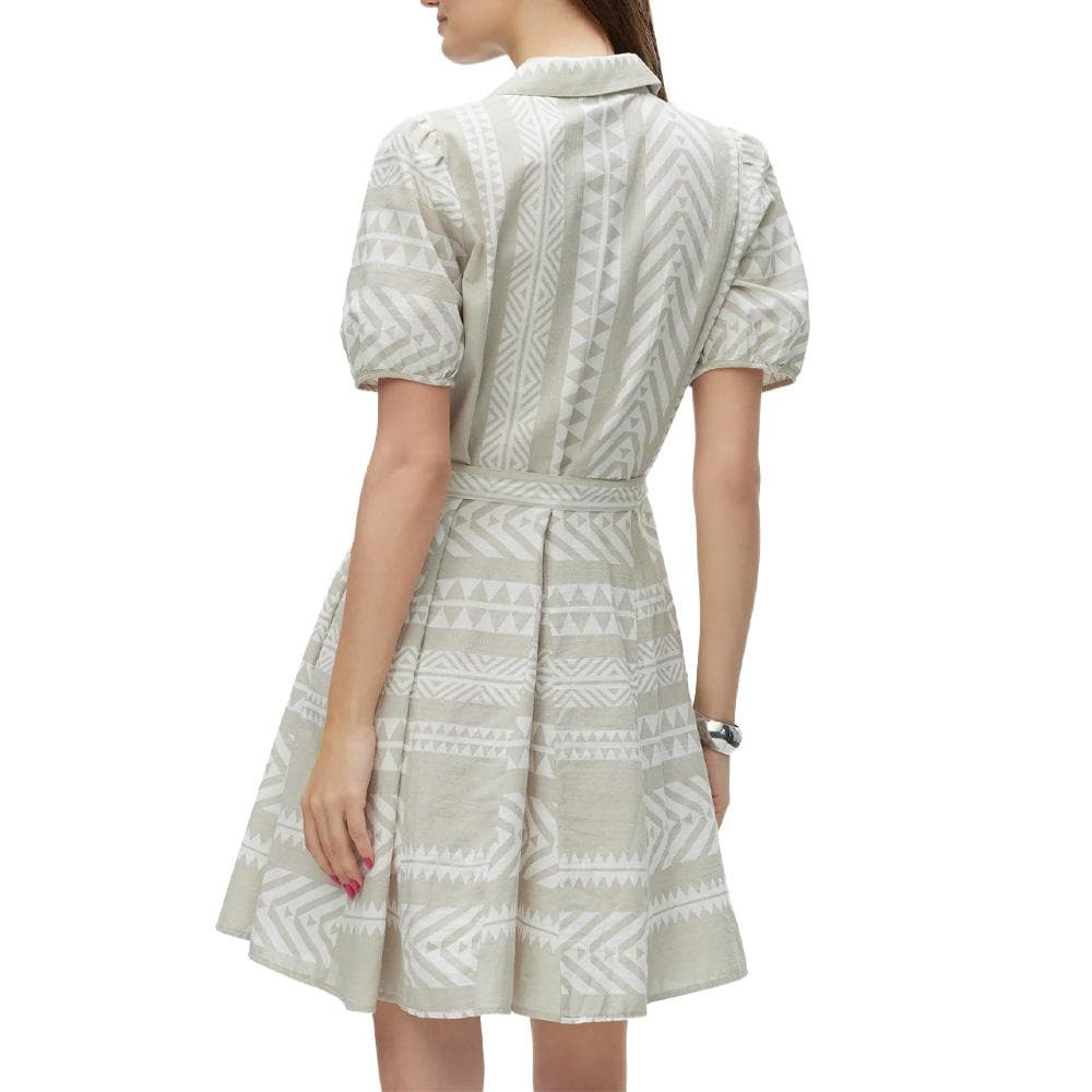 Robe Grise/Blanche Femme Vero Moda Dicthe 2