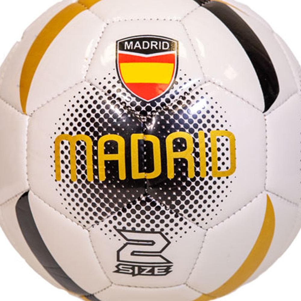 MADRID Mini Ballon Blanc/Noir/DORE Sport Zone 2