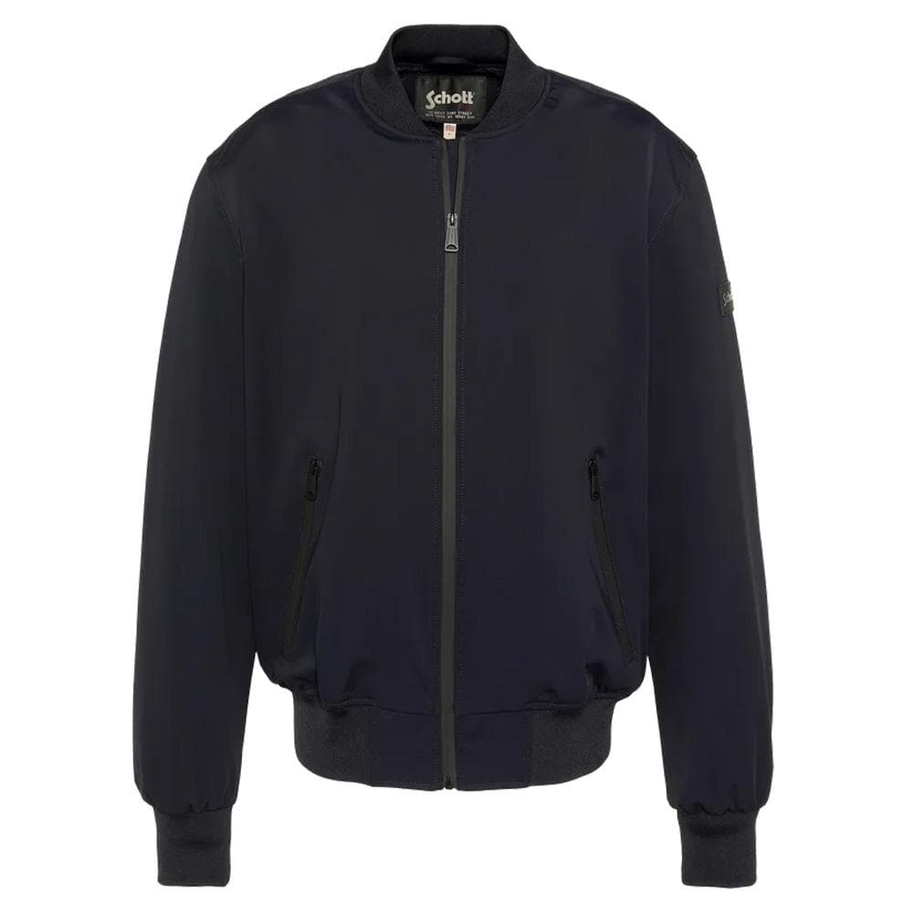 Veste Bomber Noir Homme Schott LAYTON 1