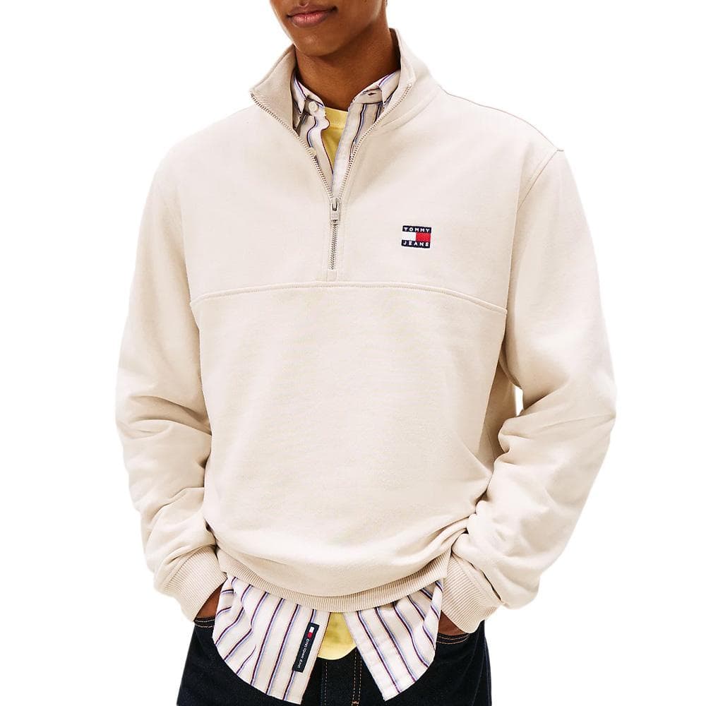 Sweat Beige Tommy Hilfiger Badge 1
