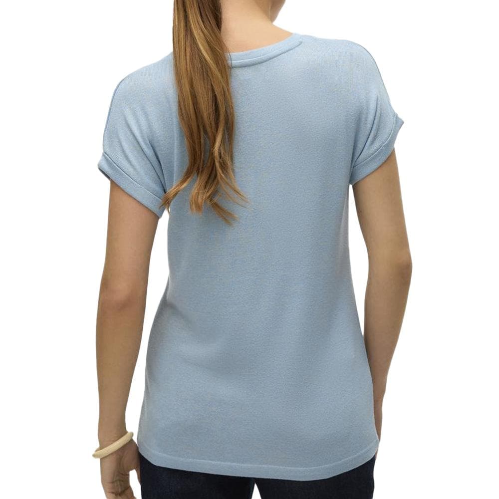 T-Shirt Bleu Ciel Femme Vero Moda Brianna 10291353 2