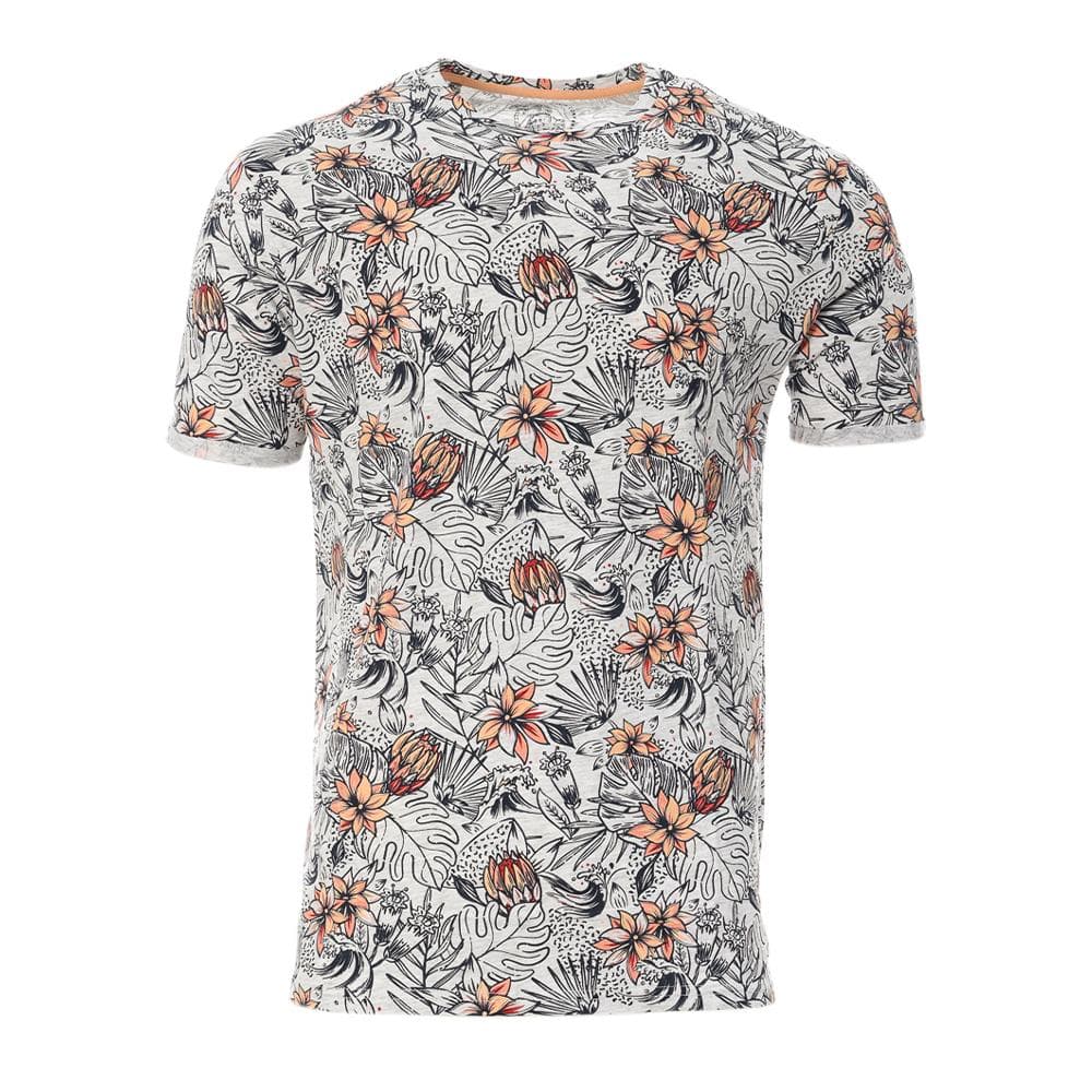 T-shirt Gris/Orange Homme RMS26 Aop 1