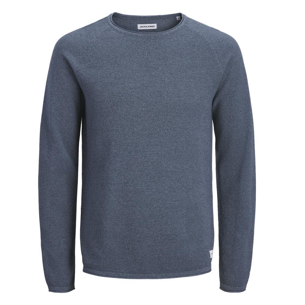 Pull Bleu Moyen Homme Jack & Jones Knit Crew 1