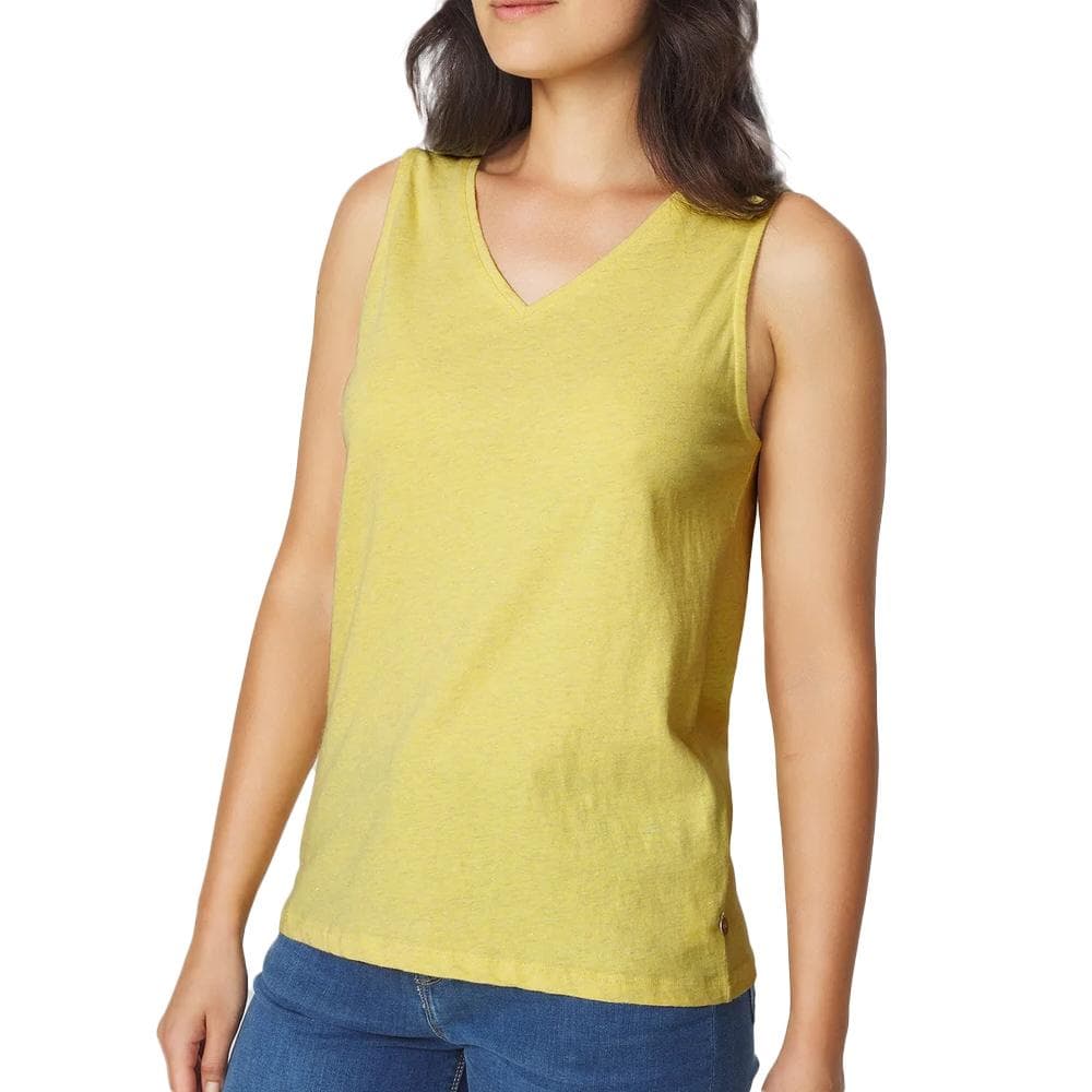 Débardeur Jaune Femme TBS ADINADEBP 1