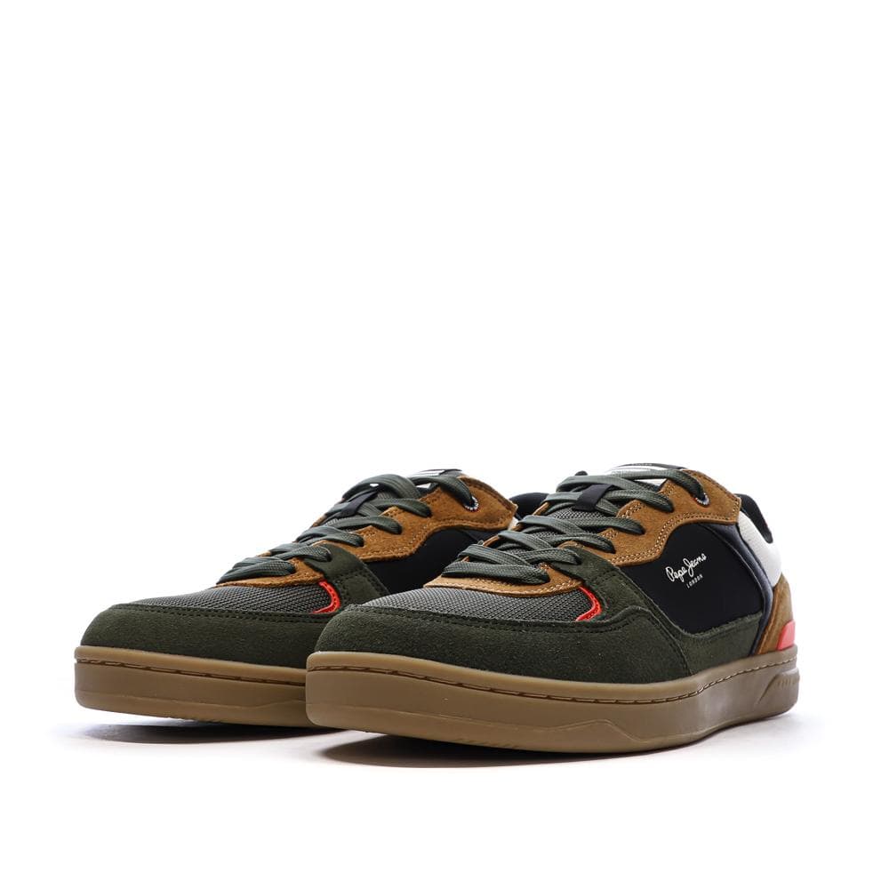 Baskets Kaki/Camel Homme Pepe jeans Kore Skate 6