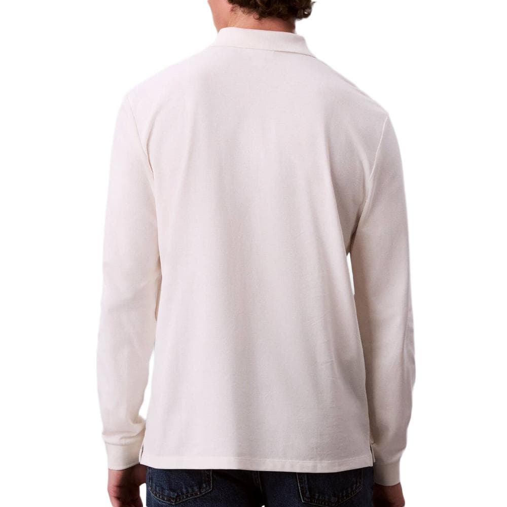 Polo Manches longues Blanc Homme Calvin Klein Casual Pique 2