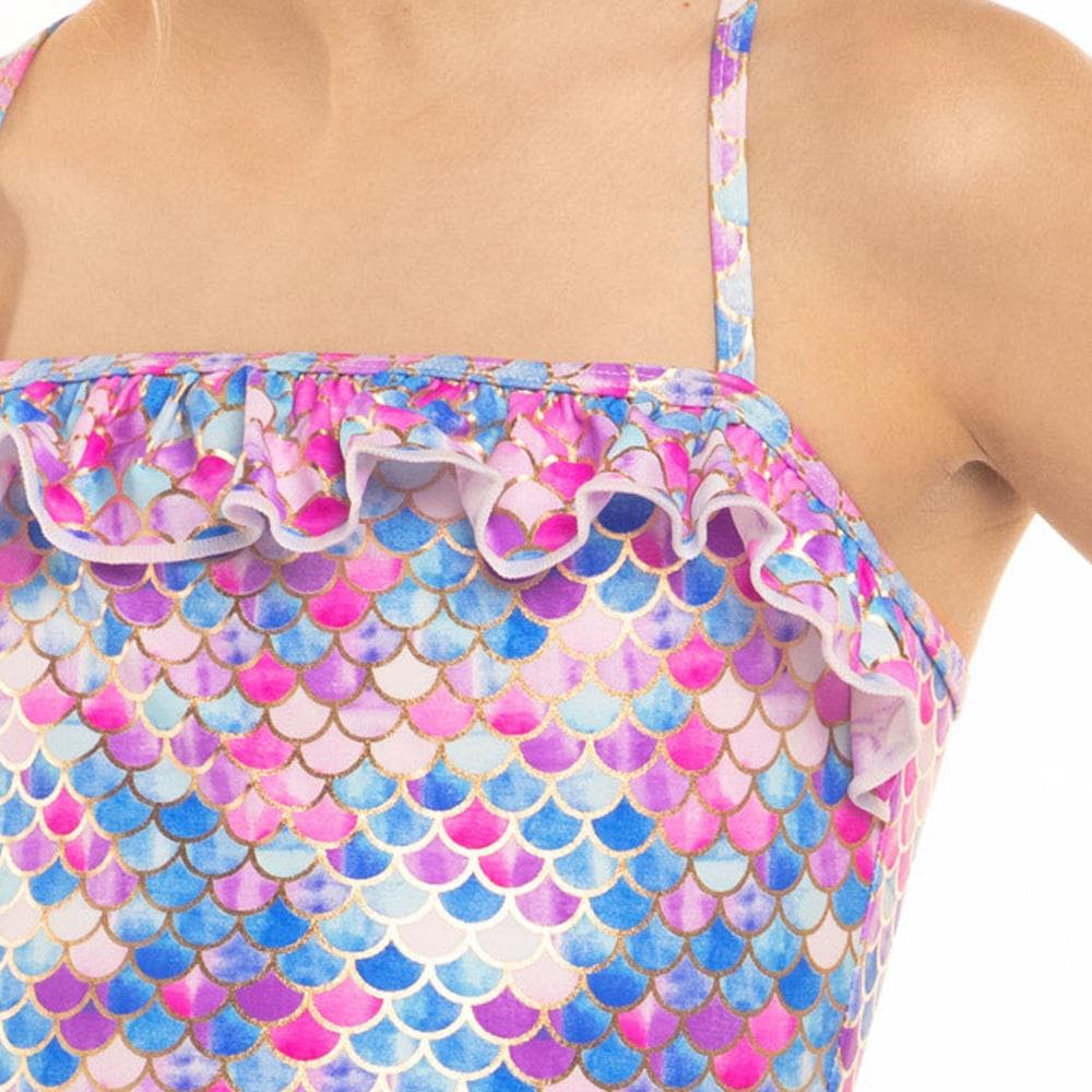 Maillot de Bain 1 Pièce Rose/Bleu Fille Sun Project 2