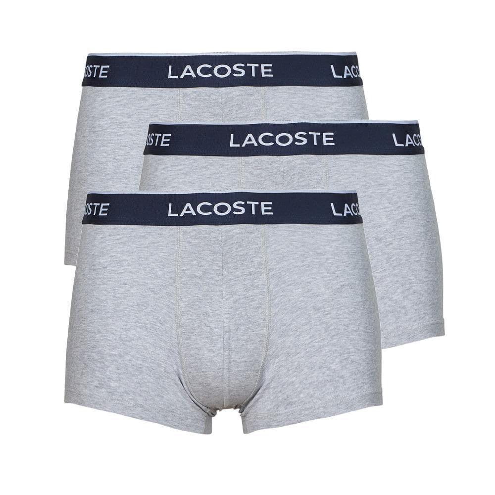 X3 Boxers Gris Homme Lacoste Court 1