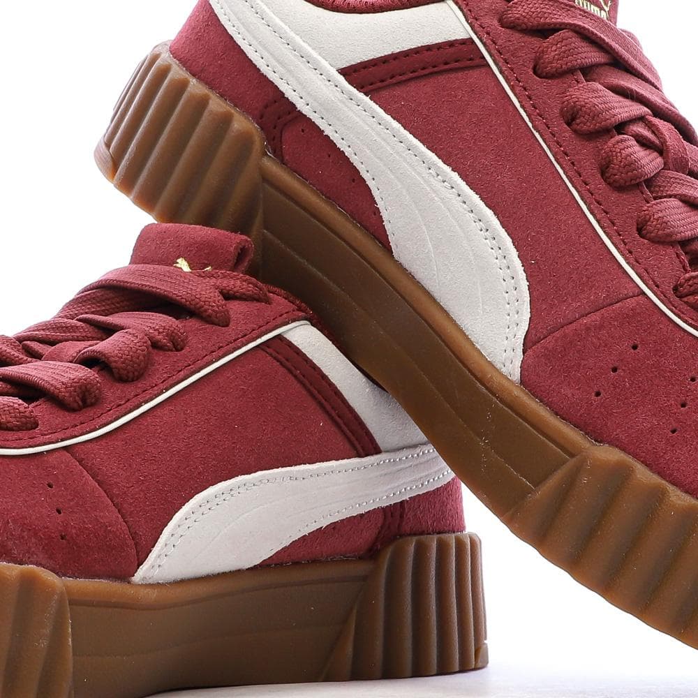 Baskets Rouge Femme Puma Carina 3.0 Luxe 7