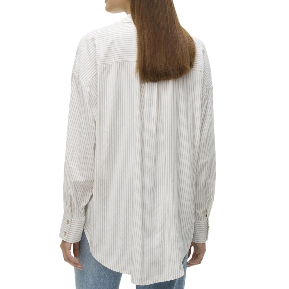 Chemise Blanc/Taupe Femme Vero Moda Nora 2