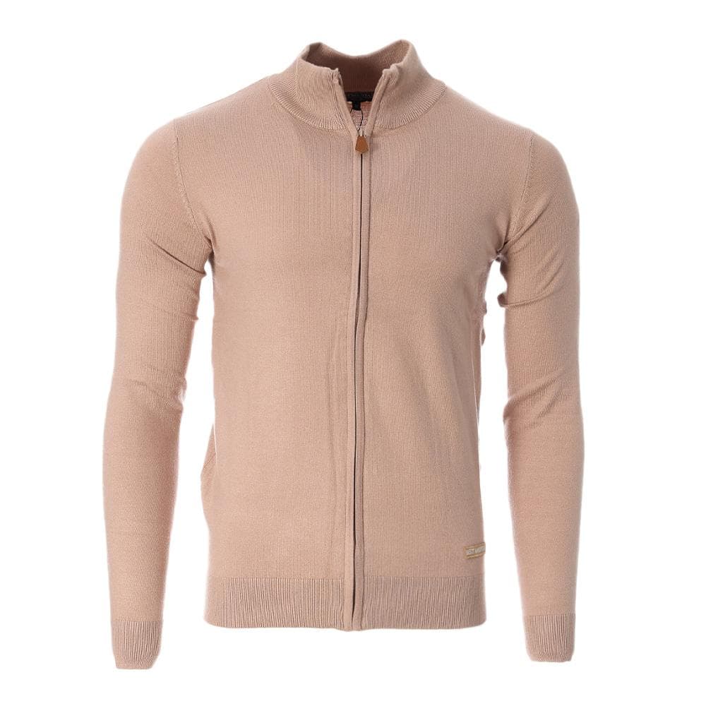 Pull Zippé Beige Homme Best Mountain 05-BEI 1