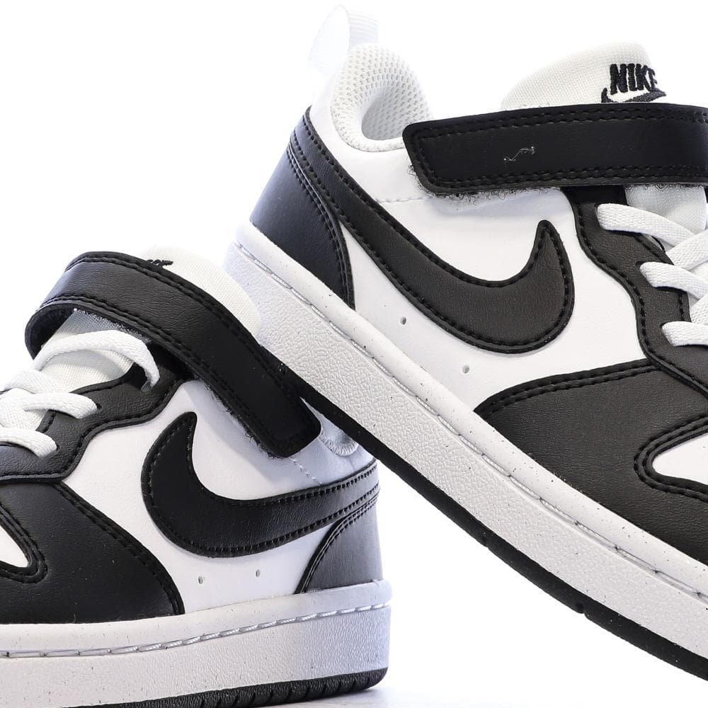 Baskets Noir/Blanc Garçon Nike Court Borough Low 7