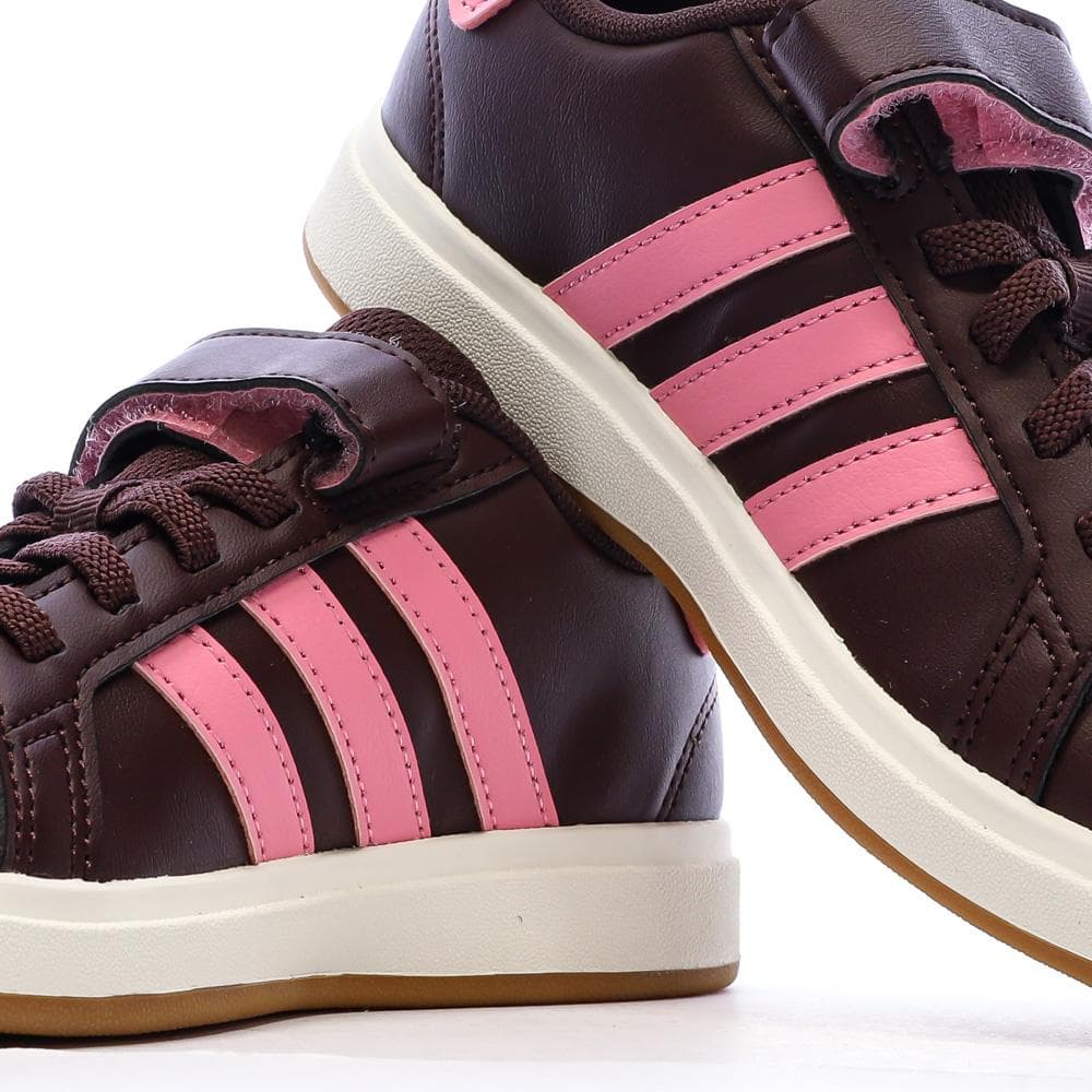 Baskets Prunes/Roses Fille Adidas Grand Court 2.0 7