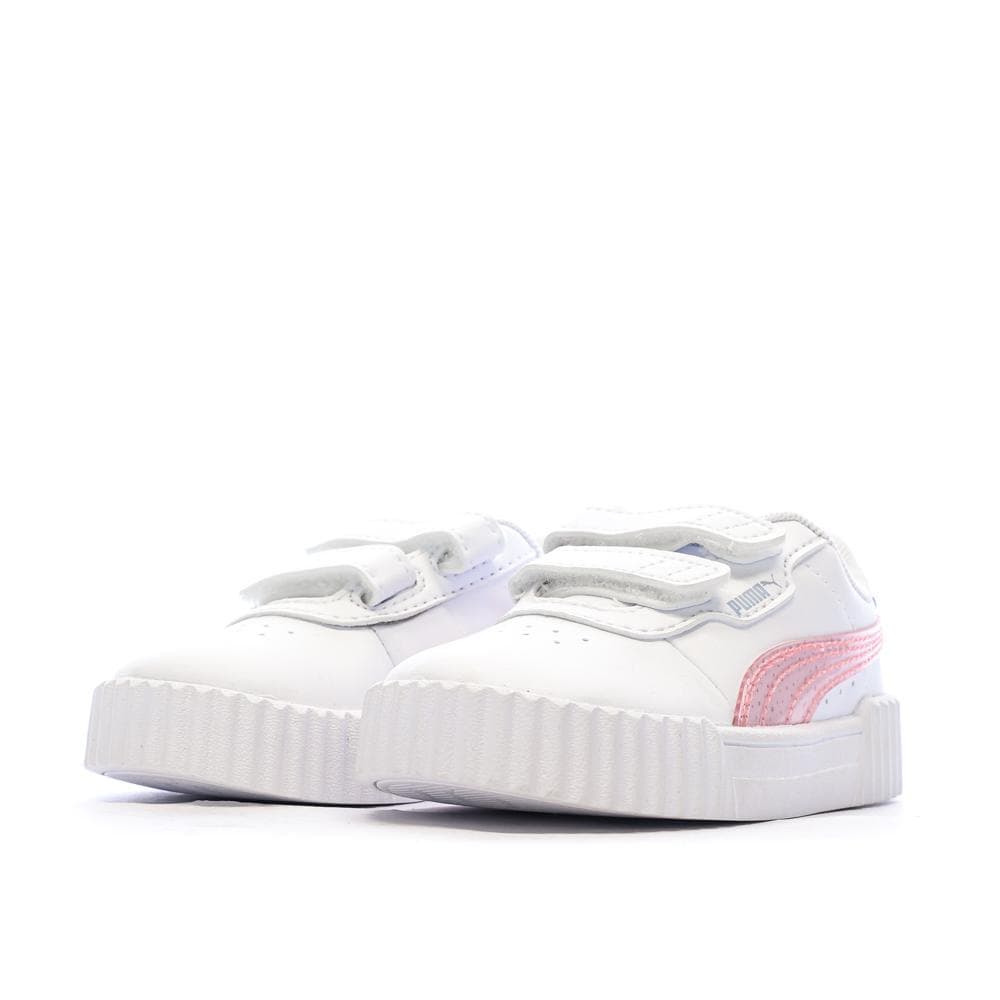 Baskets Blanche Fille Puma Carina 3.0 Blurry Dr 6