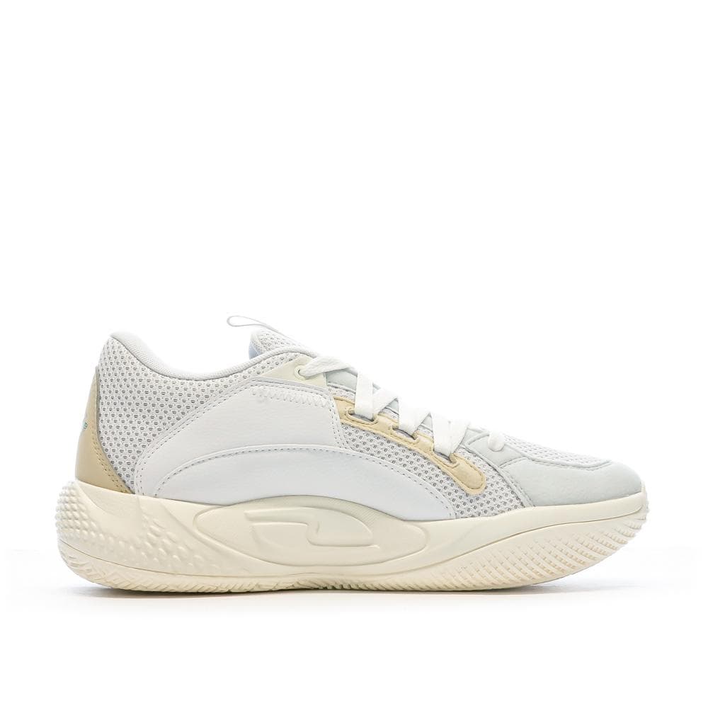 Chaussures de Basket Blanc/Vert Homme Puma Court Rider 2