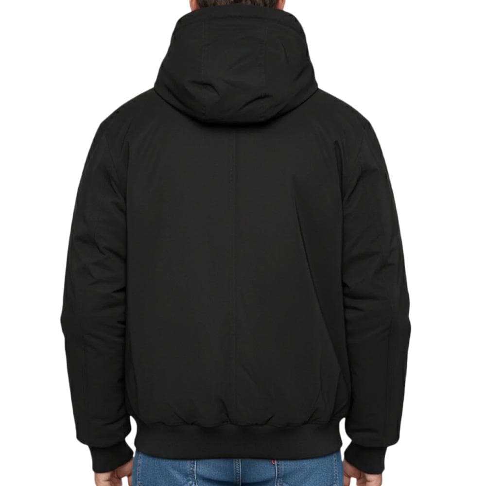 Blouson Noir à capuche Schott DYLAN 3